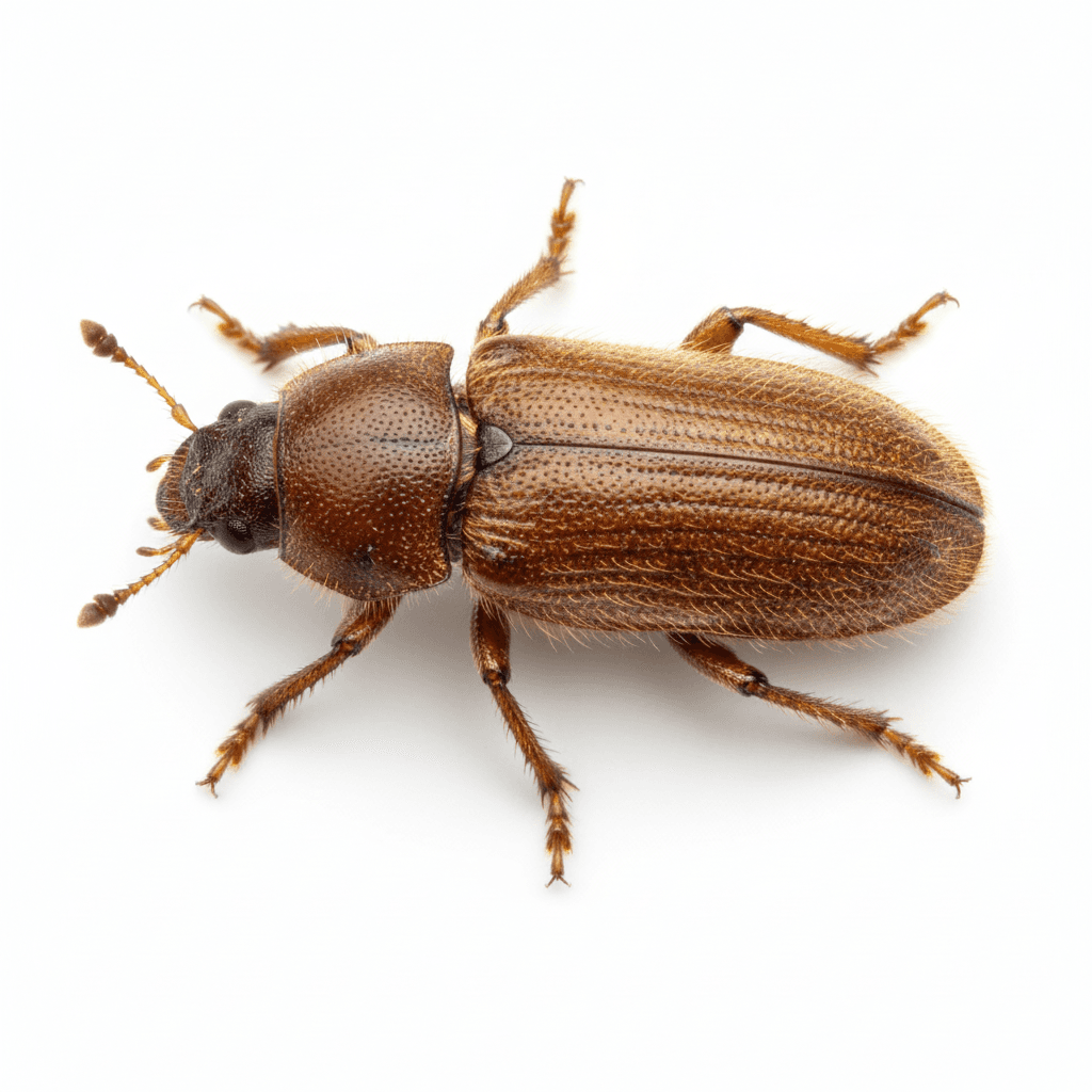 Brauner Splintholzkäfer (Lyctus brunneus) – Übersichtseintrag