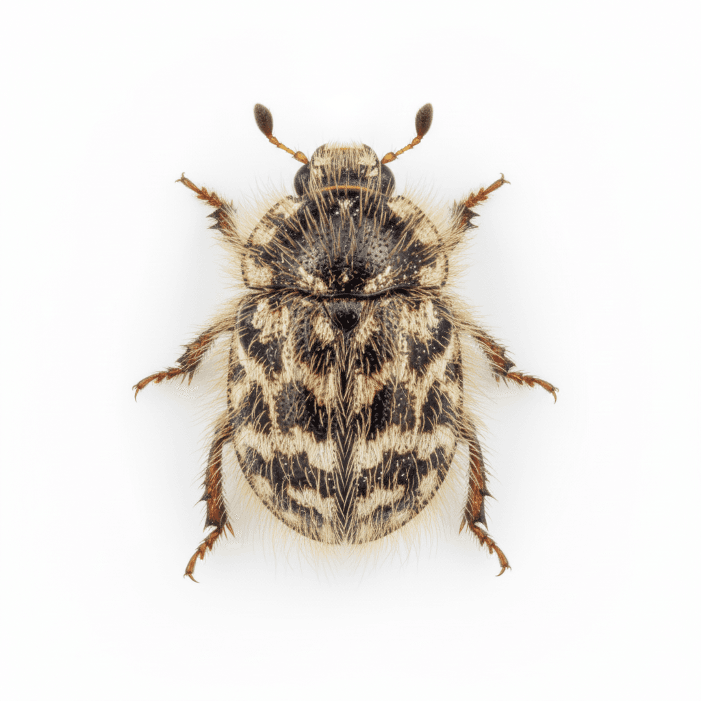 Australischer Teppichkäfer (Anthrenocerus australis) – Übersichtseintrag